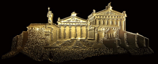 三井住友ゴールドカードのパルテノン神殿のデザイン