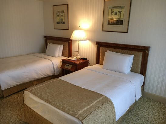 リーガロイヤルホテル東京のベッド