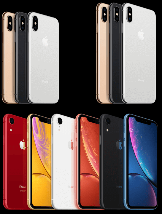 iPhone XS / XS Max / XRの色を徹底的に比較！ゴールド・シルバー 
